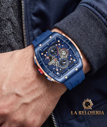 RELOJ CURREN AZUL